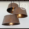 Ornate Copper CHANDELIER TRIO Light