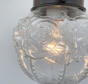 clear glass pendant light