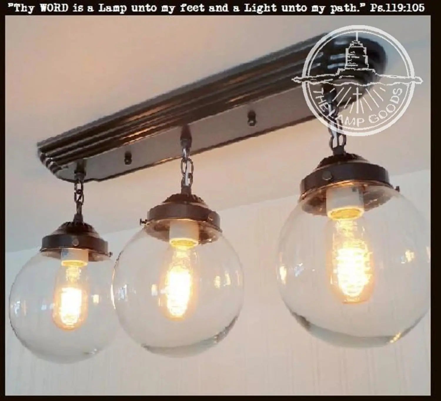 Biddeford II. Modern Ceiling Light Fixtures Rectangular Trio - The Lamp Goods