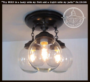 Biddeford II. Modern Lighting Fixture Trio - The Lamp Goods