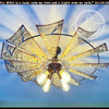Windmill Light Fixture Farmhouse Ceiling Flush Mount The Lamp Goods