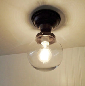 Biddeford II. Modern Ceiling Flush Mount Light - The Lamp Goods
