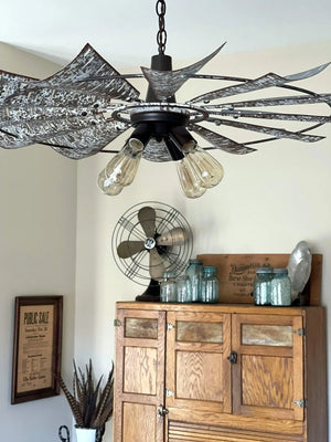 Windmill Chandelier Farmhouse Lighting Fixture - The Lamp Goods