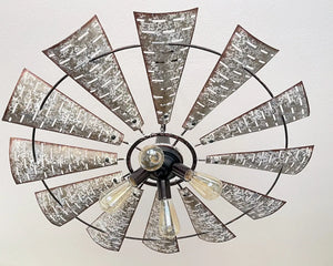 Windmill Chandelier Farmhouse Lighting Fixture - The Lamp Goods