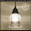 Vintage Bell Glass Hanging Pendant Light The Lamp Goods