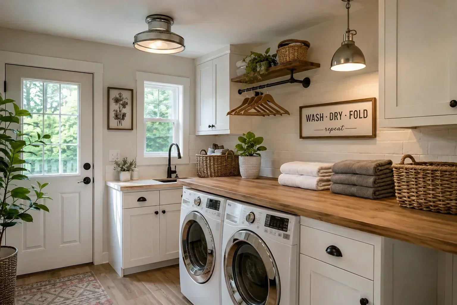 Laundry Room Lighting Ideas: Fixtures, Layout, and Placement That Work