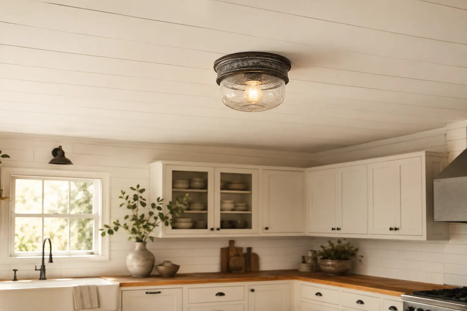 Farmhouse Flush Mount Kitchen Lighting Ideas for Every Room