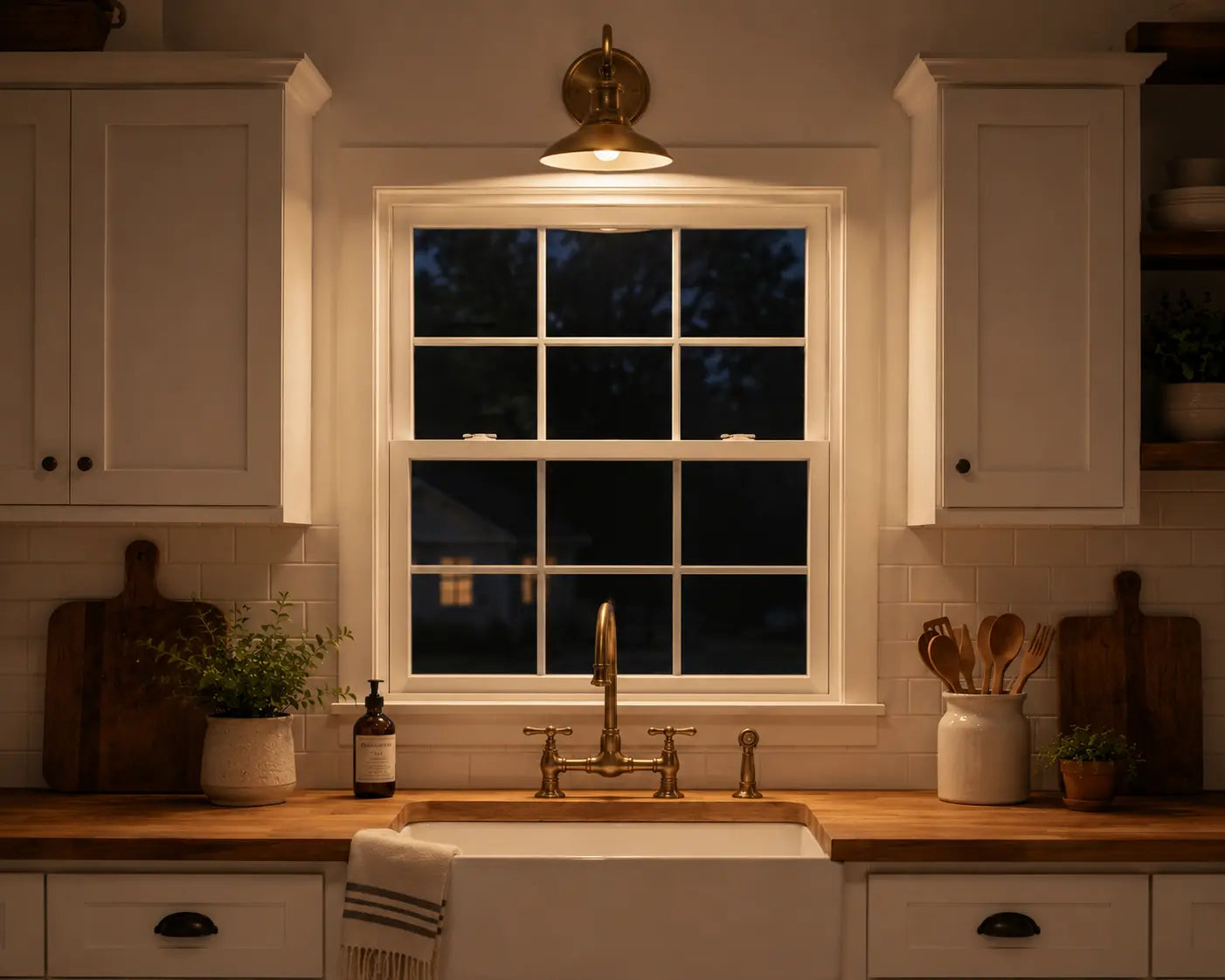 How to Light a Kitchen Sink Under a Window