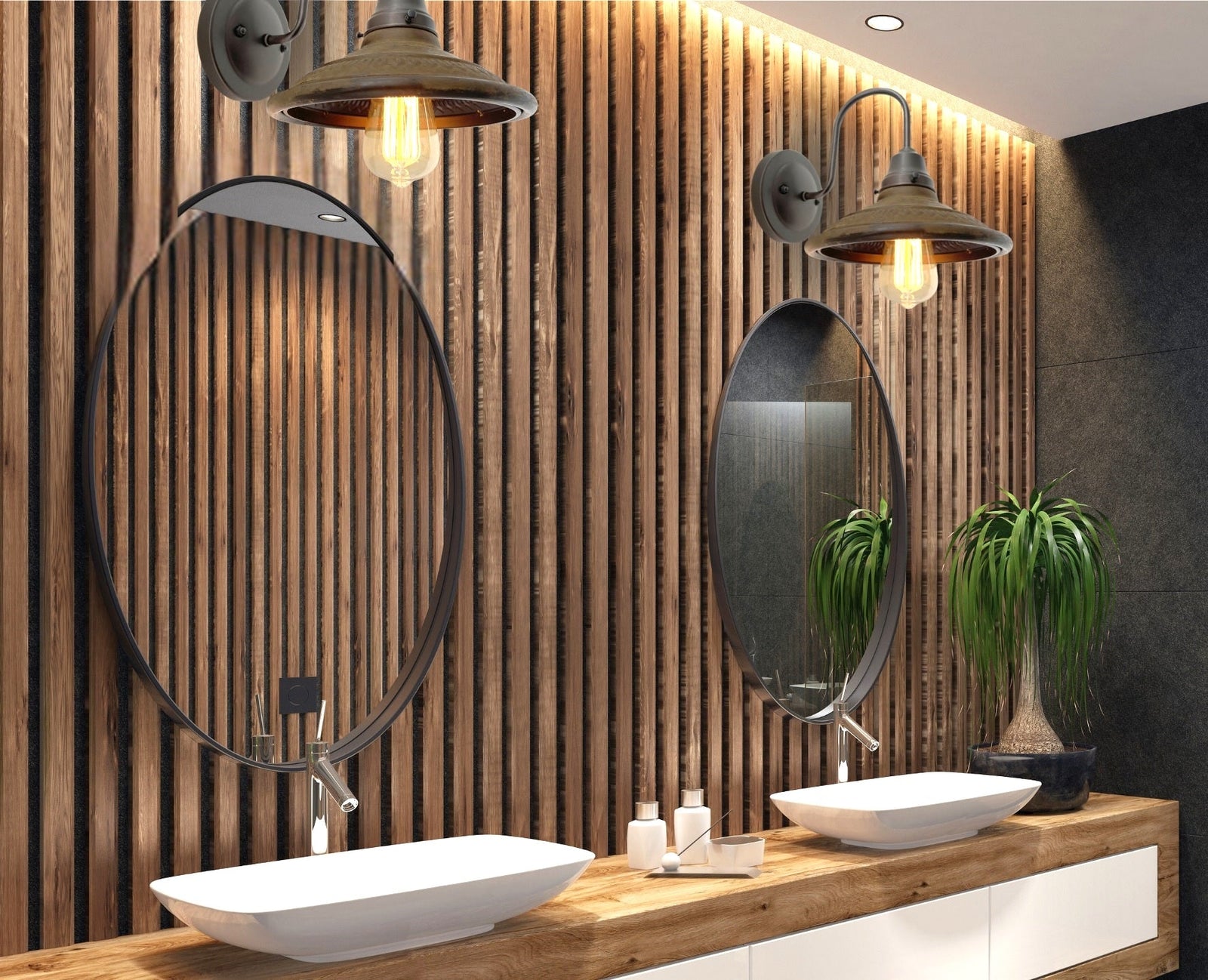 Rustic Vanity Lighting