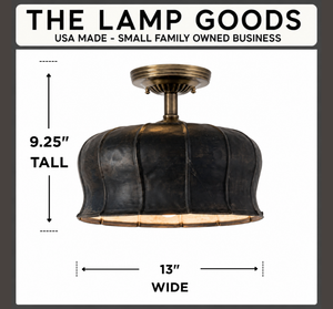 Cottage Forged Metal Ceiling Light