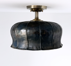 Cottage Forged Metal Ceiling Light