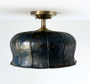 Cottage Forged Metal Ceiling Light