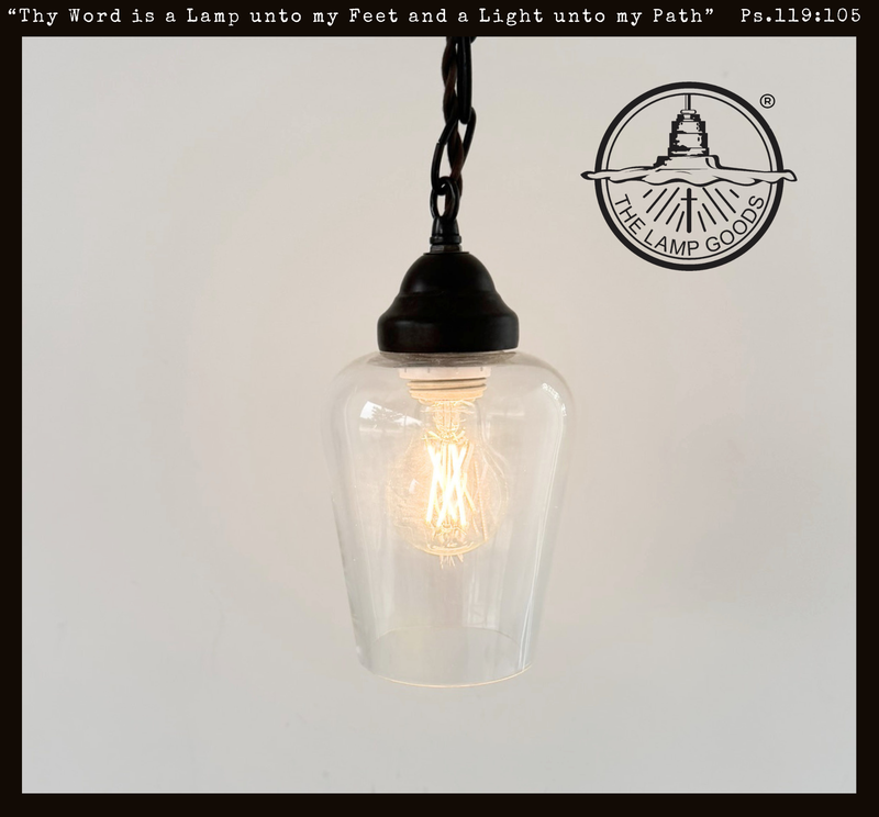 Simple Clear Dome Farmhouse Pendant