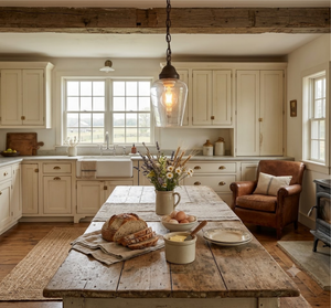 Simple Clear Dome Farmhouse Pendant