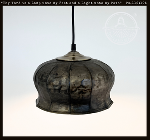 Cottage Forged Metal Pendant Light