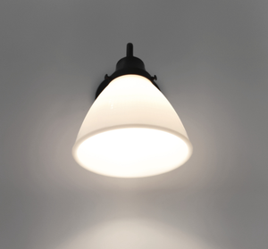 Milk Glass 6" Waffle Sconce - The Lamp Goods