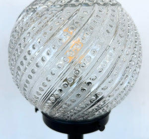 RARE Hobnail Swirl Table Lamp