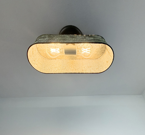 Farmhouse Lime Washed Trough Ceiling Light