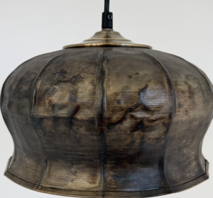 Cottage Forged Metal Pendant Light — alternate angle
