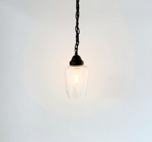 Simple Clear Dome Farmhouse Pendant