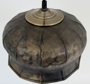 Cottage Forged Metal Pendant Light — close-up detail