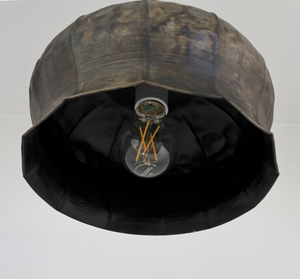 Cottage Forged Metal Pendant Light — fixture detail