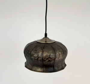Cottage forged metal pendant light, handmade by The Lamp Goods