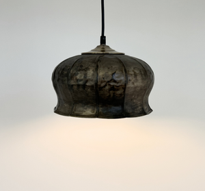 Cottage Forged Metal Pendant Light — detail view