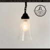 Slim Seeded Flare Pendant