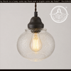 Seeded Farmhouse Bubble Pendant
