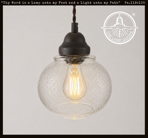 Seeded Farmhouse Bubble Pendant