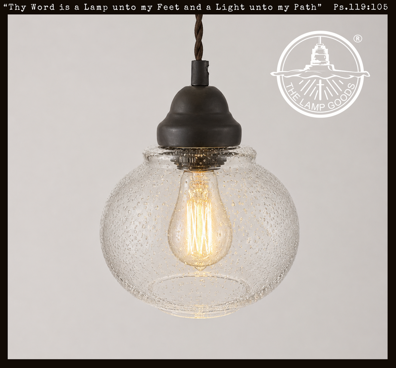 Seeded Farmhouse Bubble Pendant