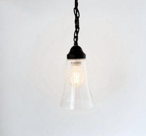 Slim Seeded Flare Pendant