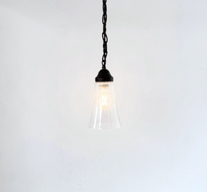 Slim Seeded Flare Pendant