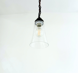 Slim Seeded Flare Pendant