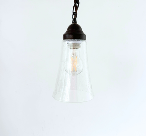 Slim Seeded Flare Pendant
