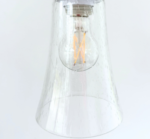 Slim Seeded Flare Pendant