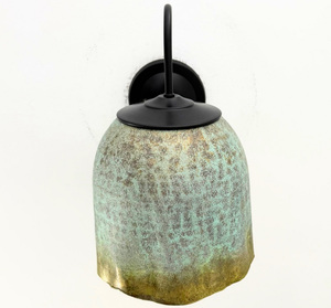 Verdigris Orchard Bell Wall Sconce
