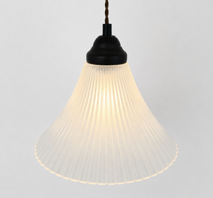 Frosted Super Flare Holophane Pendant