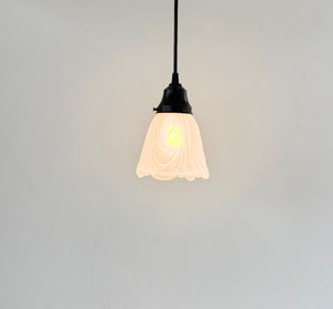 Frosted Drape Petal Pendant Light - The Lamp Goods