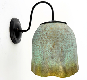 Verdigris Orchard Bell Wall Sconce