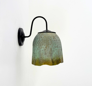 Verdigris Orchard Bell Wall Sconce