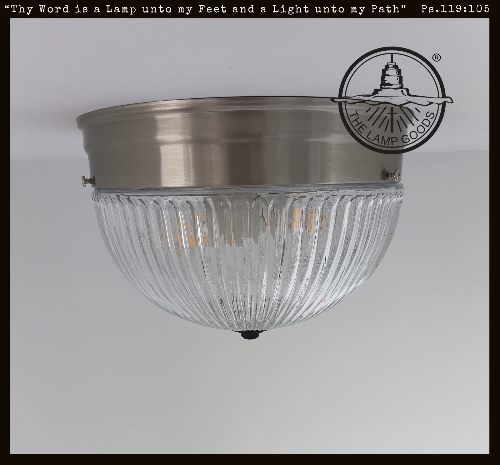 Holophane Dome Ceiling Drum Light