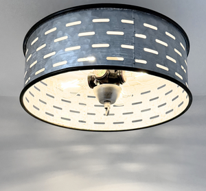 Barn Rivet Drum Ceiling Light