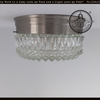 Rare Diamond Ridge Ceiling Drum Light
