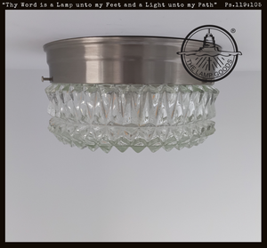 Rare Diamond Ridge Ceiling Drum Light