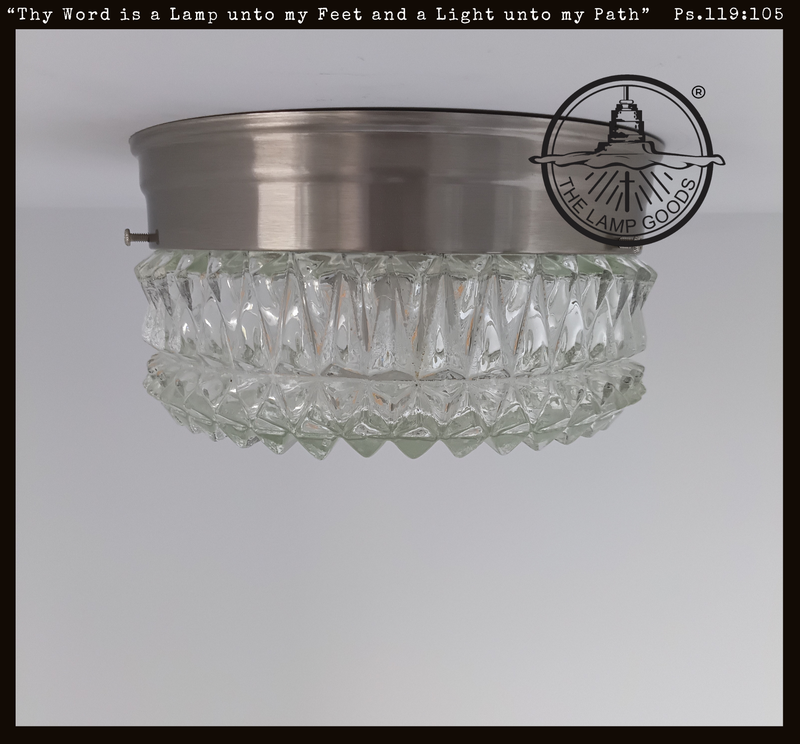 Rare Diamond Ridge Ceiling Drum Light