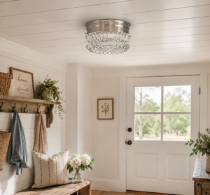 Rare Diamond Ridge Ceiling Drum Light