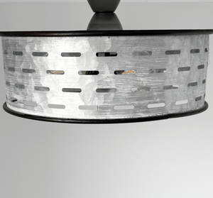 Barn Rivet Drum Ceiling Light
