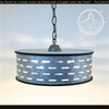 Barn Rivet Drum Pendant Light
